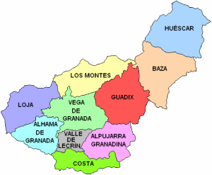 Mapa de Granada